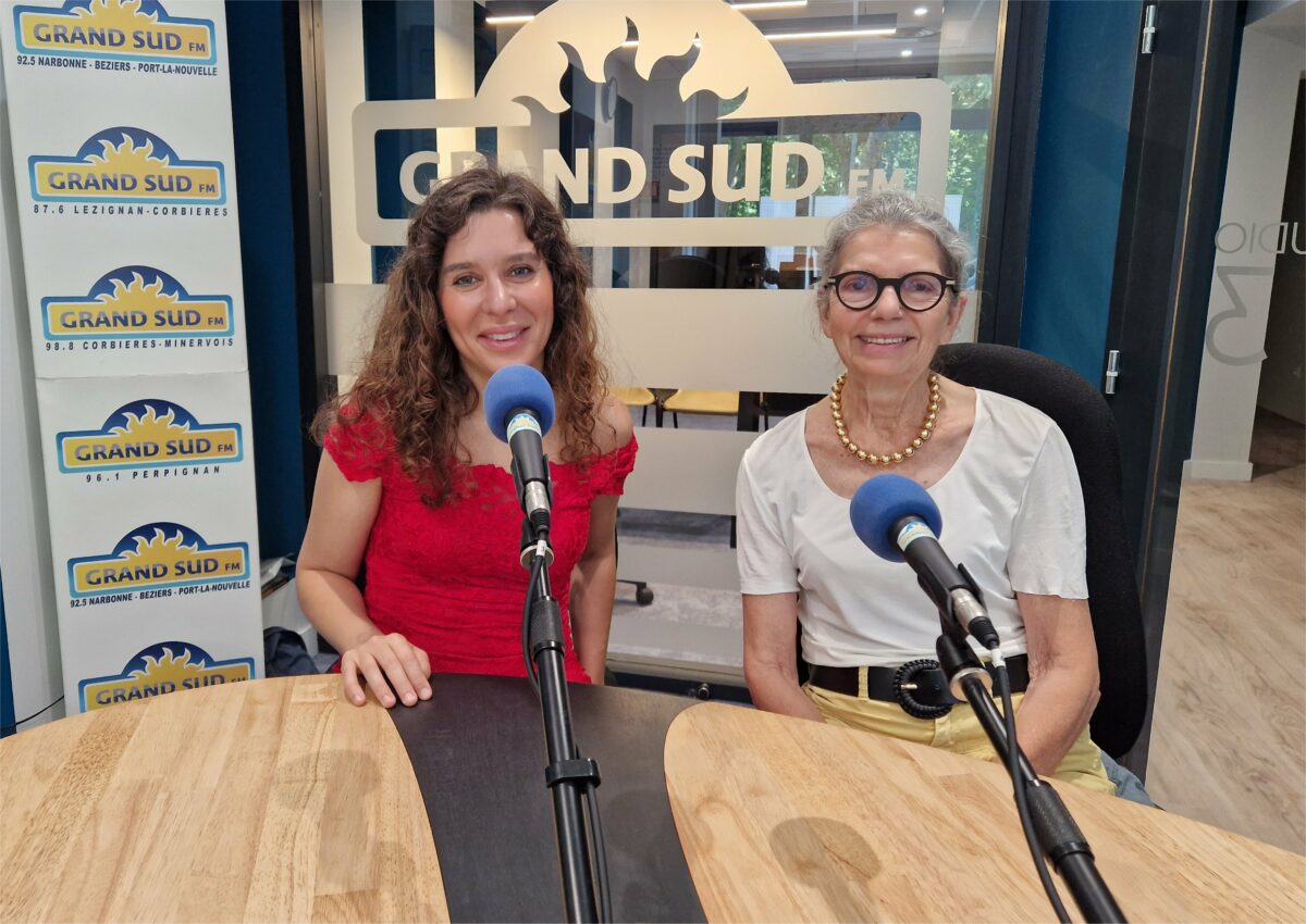 22-07-25 : Stéphanie ELBAZ, pianiste & Marie-Claude DE CHEFDEBIEN, propriétaire du Domaine des Monges près de Narbonne