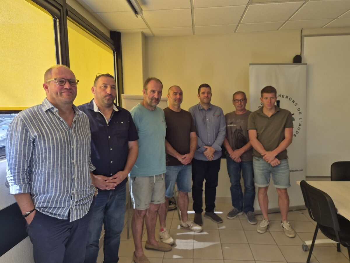 16-07-25 : Damien ONNORÉ, président du Syndicat des Vignerons de l’Aude et Ludovic ROUX, président de la Chambre d’agriculture de l’Aude