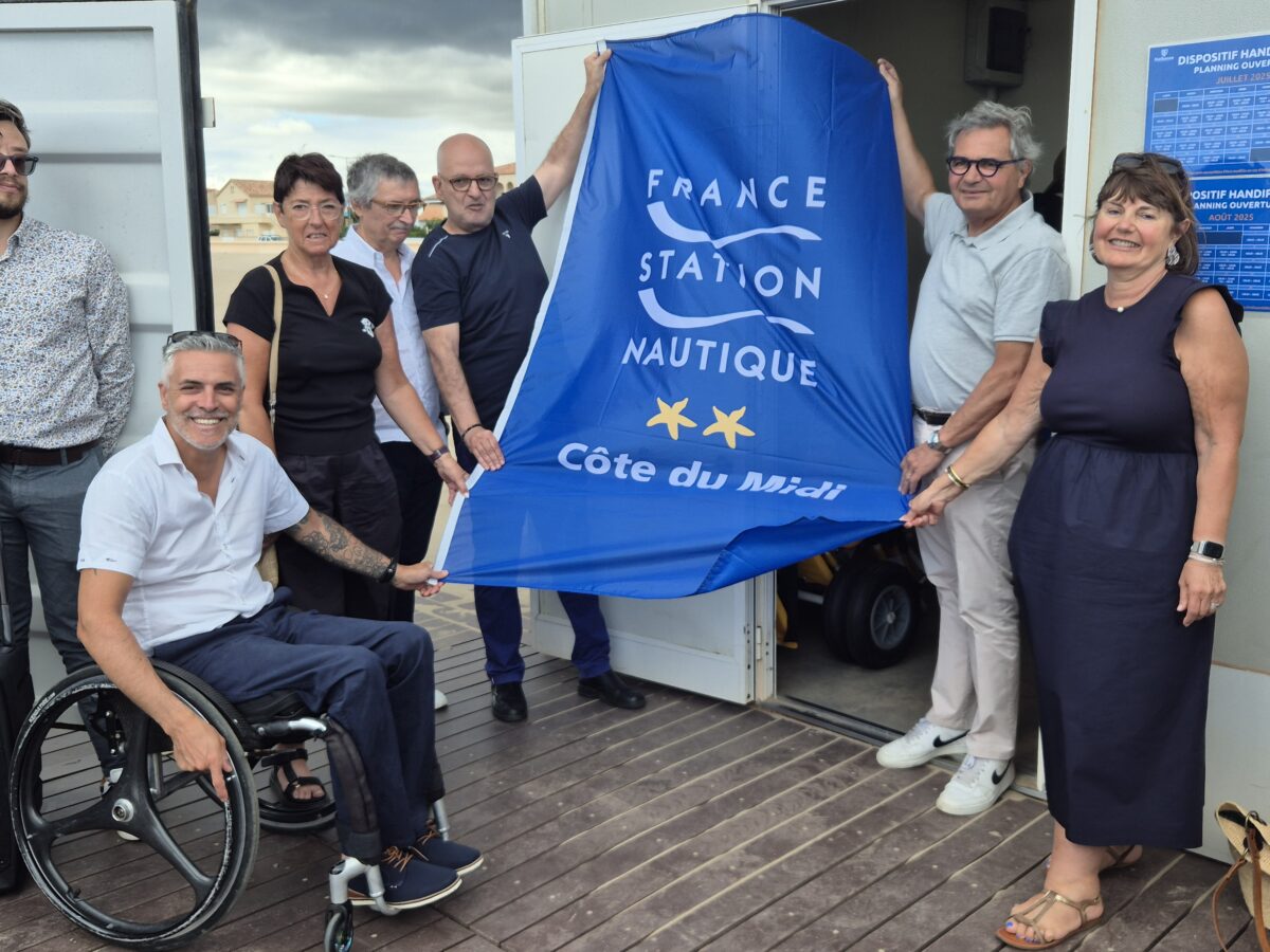 11-08-25 : Florence VITASSE, déléguée à la station balnéaire de Narbonne Plage & Julien CALMON, délégué à la mission handicap à Narbonne