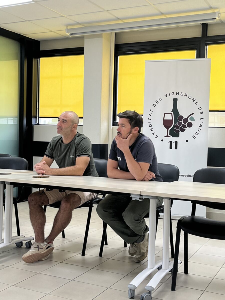 29-08-25 : Damien ONORRE, le président du syndicat des vignerons de l’Aude.