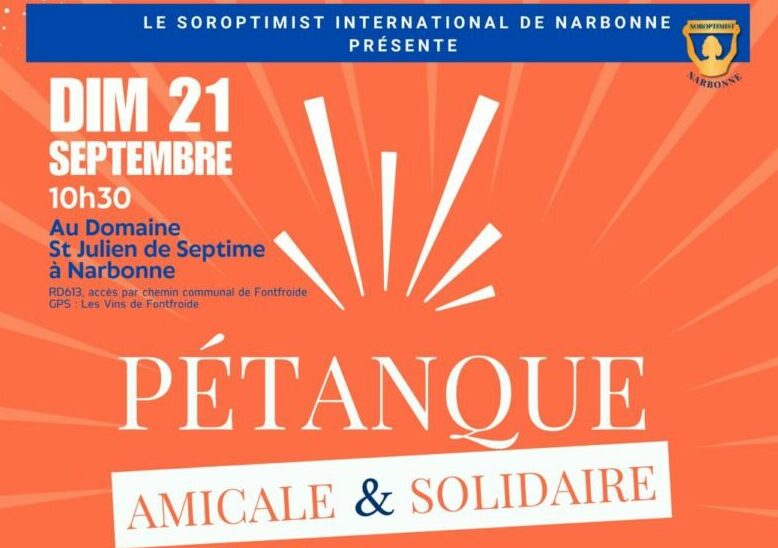16-09-25 : Laure de Chevron Villette, membre du Club SOROPTIMIST INTERNATIONAL NARBONNE