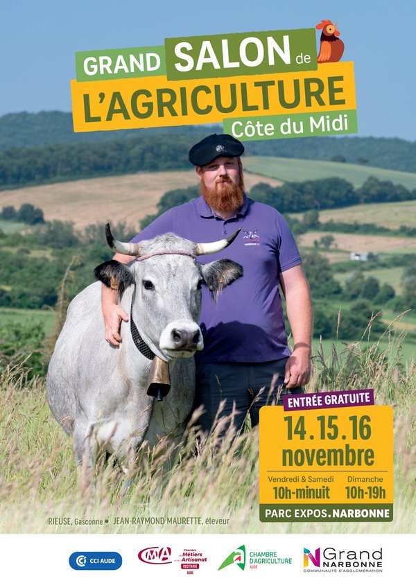 20-11-25 : Retour sur la journée du dimanche 16 novembre au Salon de l’Agriculture Côte du Midi de Narbonne (2/2)