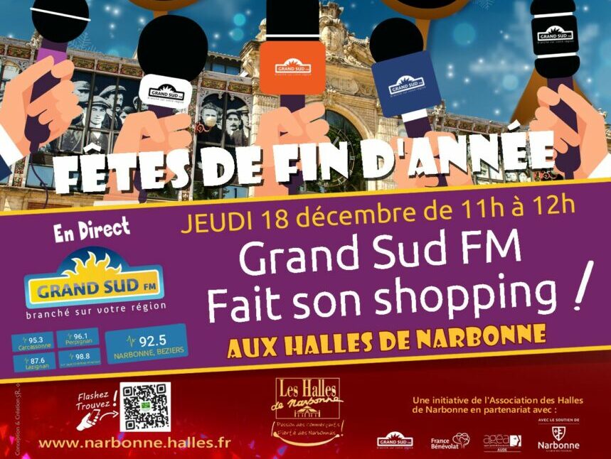 18-12-25 : Retour sur notre émission en direct des Halles de Narbonne