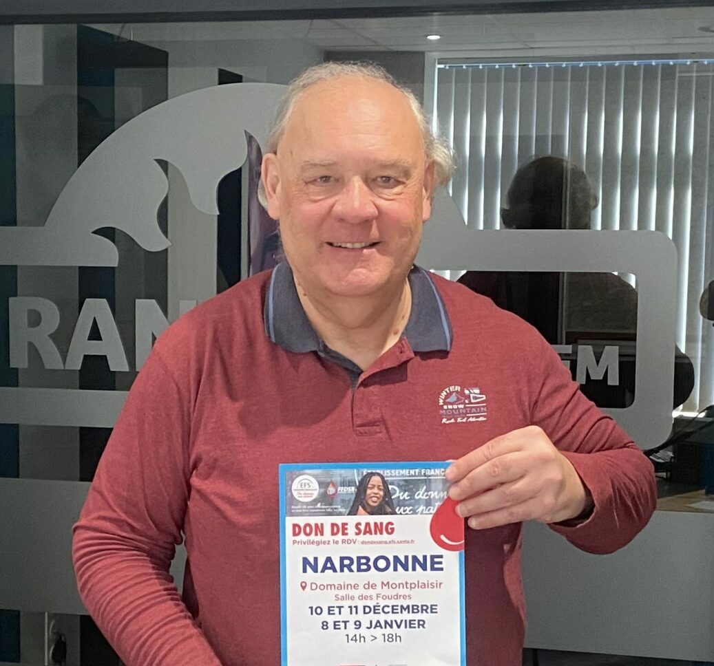 24-12-25 : Didier BROUILLET, président de l’association « don du sang en Narbonnais »