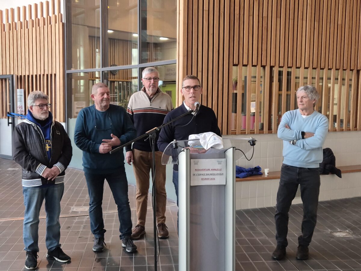 03-02-26 : Joan BACO, directeur de l&rsquo;Office du Tourisme de Gruissan et Thierry SFOGGIA, directeur de l&rsquo;Espace Balnéo de Gruissan