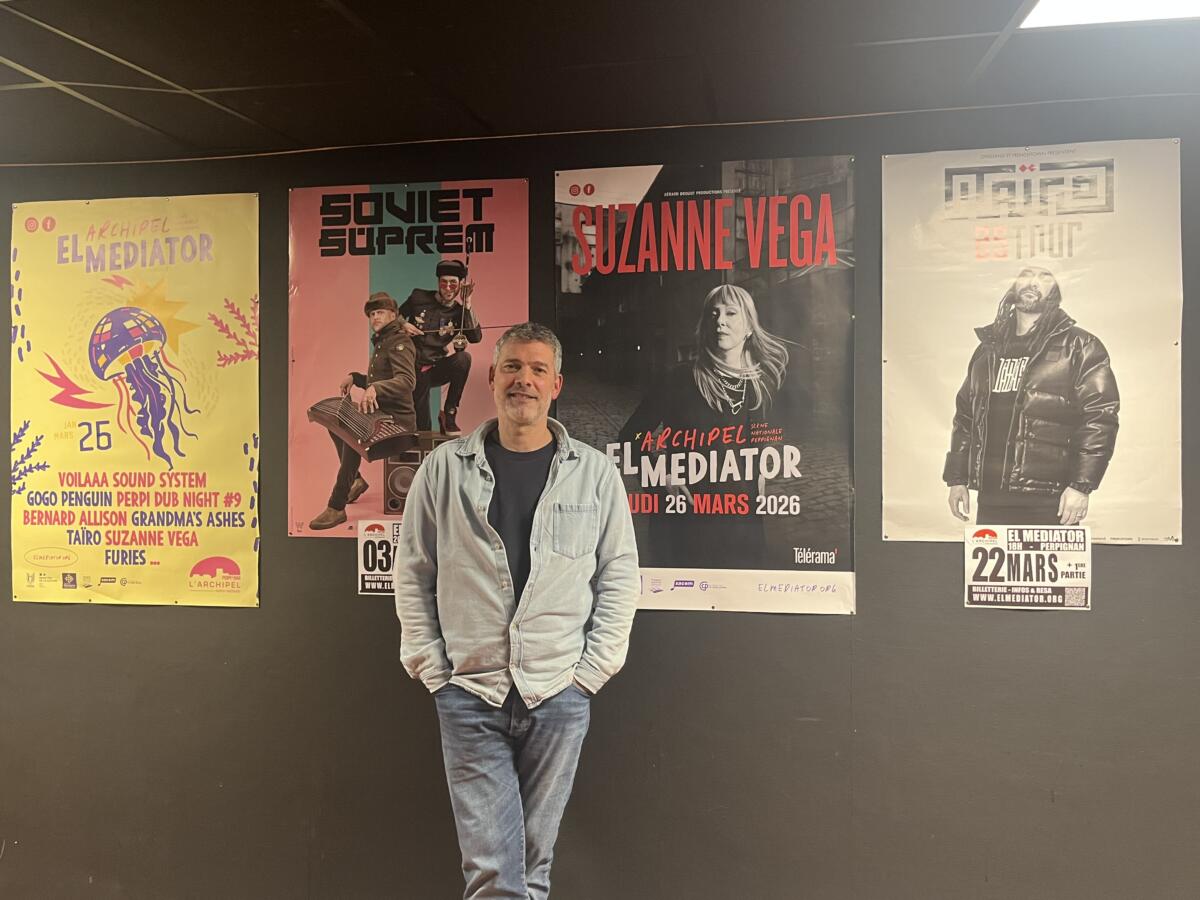 16-02-26 :  Julien BIEULES, programmateur des musiques actuelles au Mediator à Perpignan.