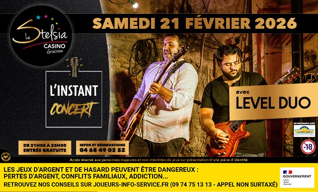 18-02-26 : David PUEYO, bassiste et chanteur du groupe Level Duo