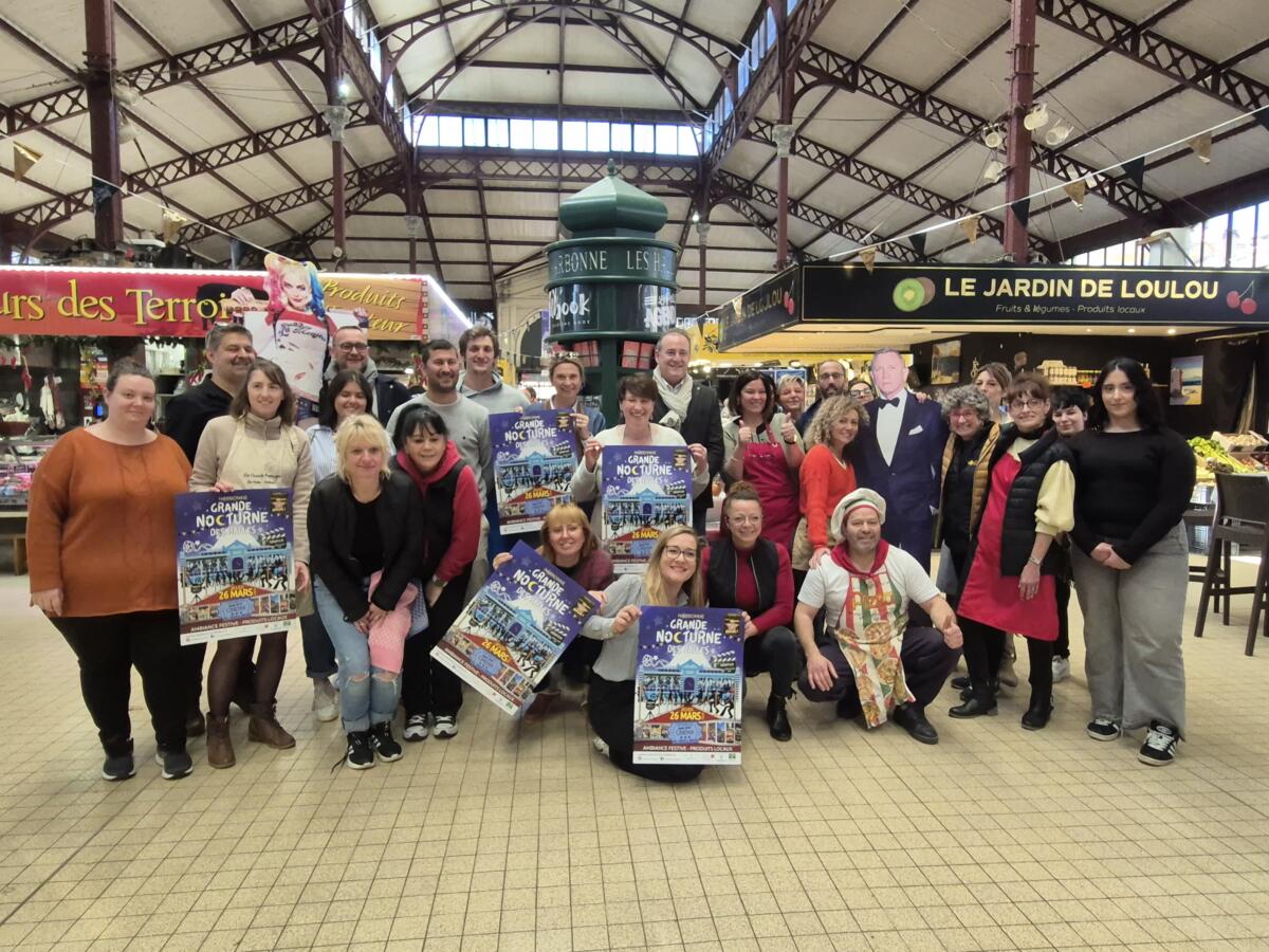 23-03-26 : Stéphane ROMAIN, chargé de communication des Halles de Narbonne & Ingrid GAU, coprésidentes de l’association des halles