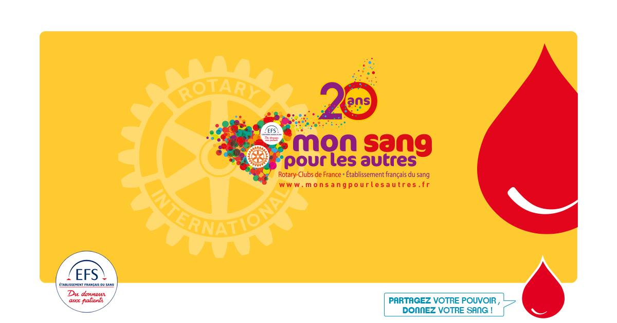 08-04-26 : Arnaud JAMMES du rotary club Narbonne doyen, pour la collecte de don du sang à Narbonne