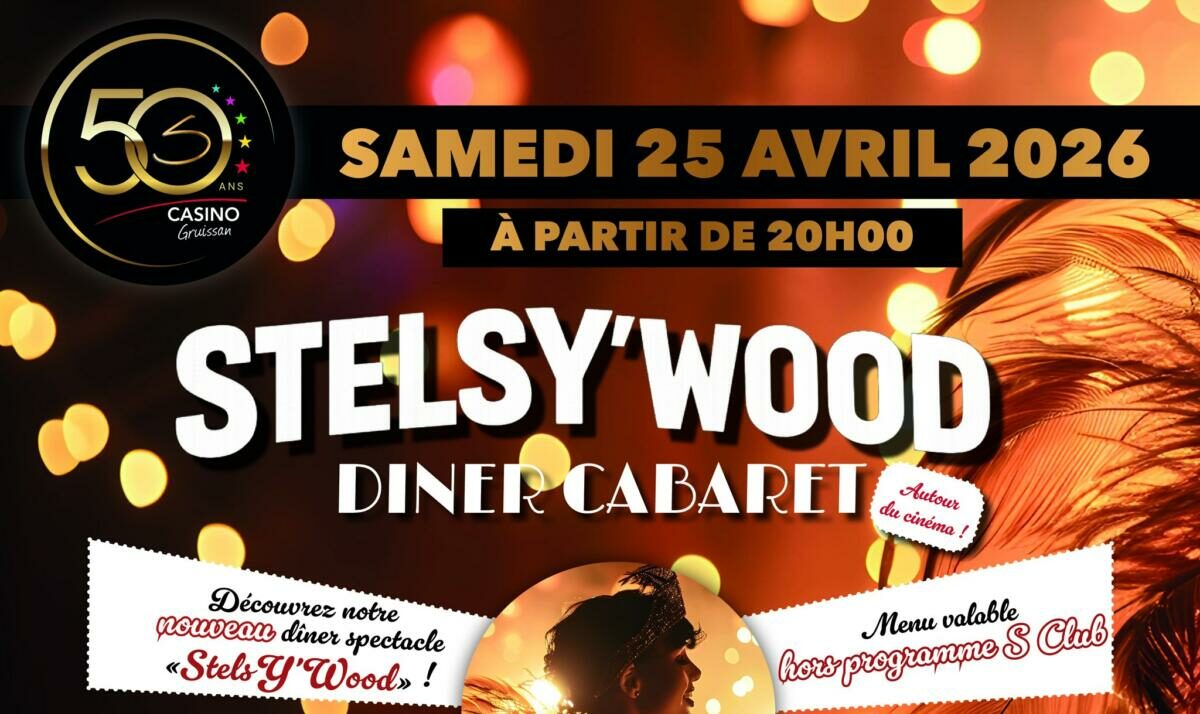 15-04-26 : Carole, responsable communication marketing & évènementiel au Stelsia Casino de Gruissan & Cyril GAYRAUD à la tête de la revue C Show Cabaret