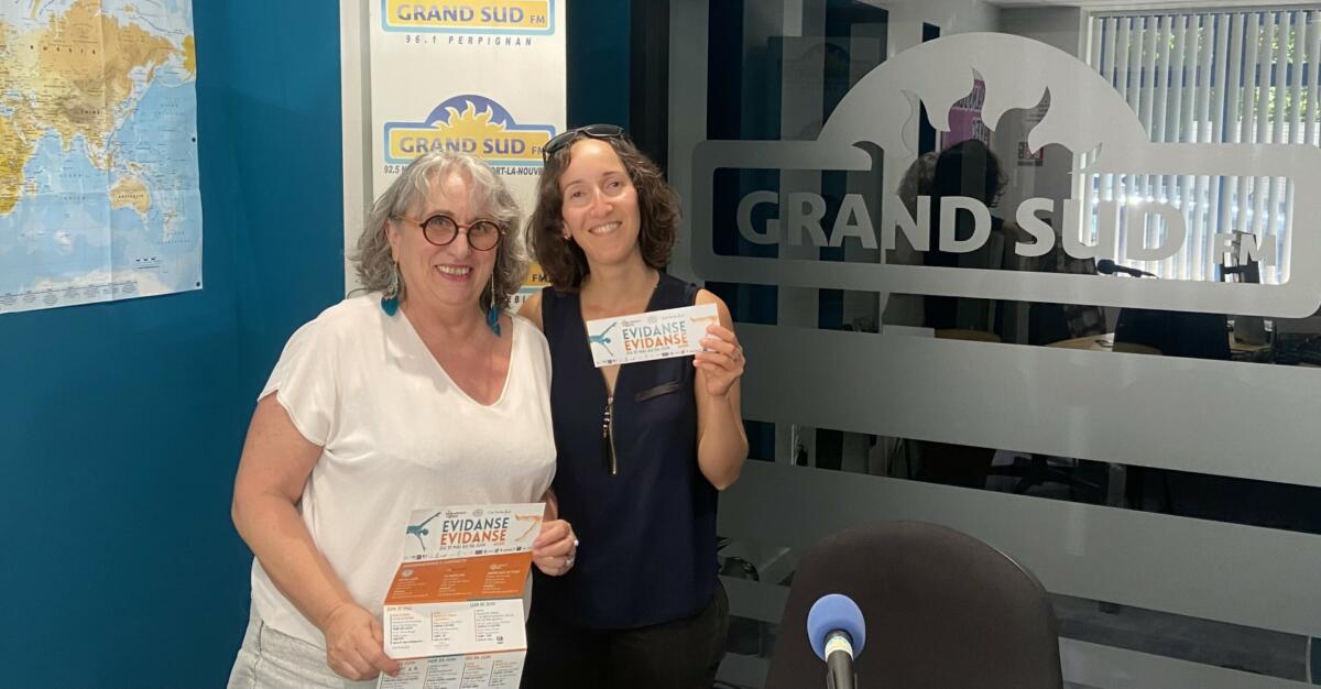 27-05-26 : Camille Dehaudt, chargée des relations publiques au théâtre dans les vignes de Couffoulens & Nadine EGEA, présidente de l&rsquo;ATP de l&rsquo;Aude