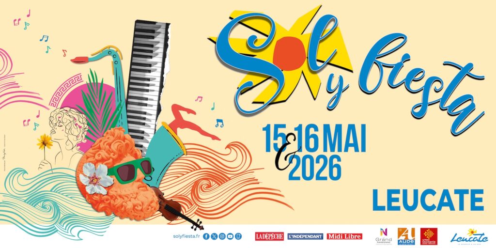 14-05-26 : Céline CABAL, première adjointe au maire de Leucate, présente Sol y Fiesta 2026