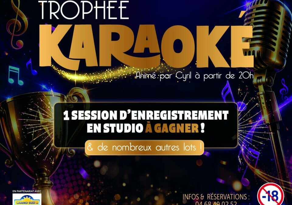 trophée karaohé