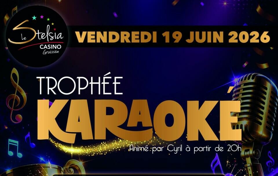 16-06-26 : Carole, responsable communication marketing & évènementiel au Stelsia Casino de Gruissan & Cyril GAYRAUD, animateur du Trophée Karaoké