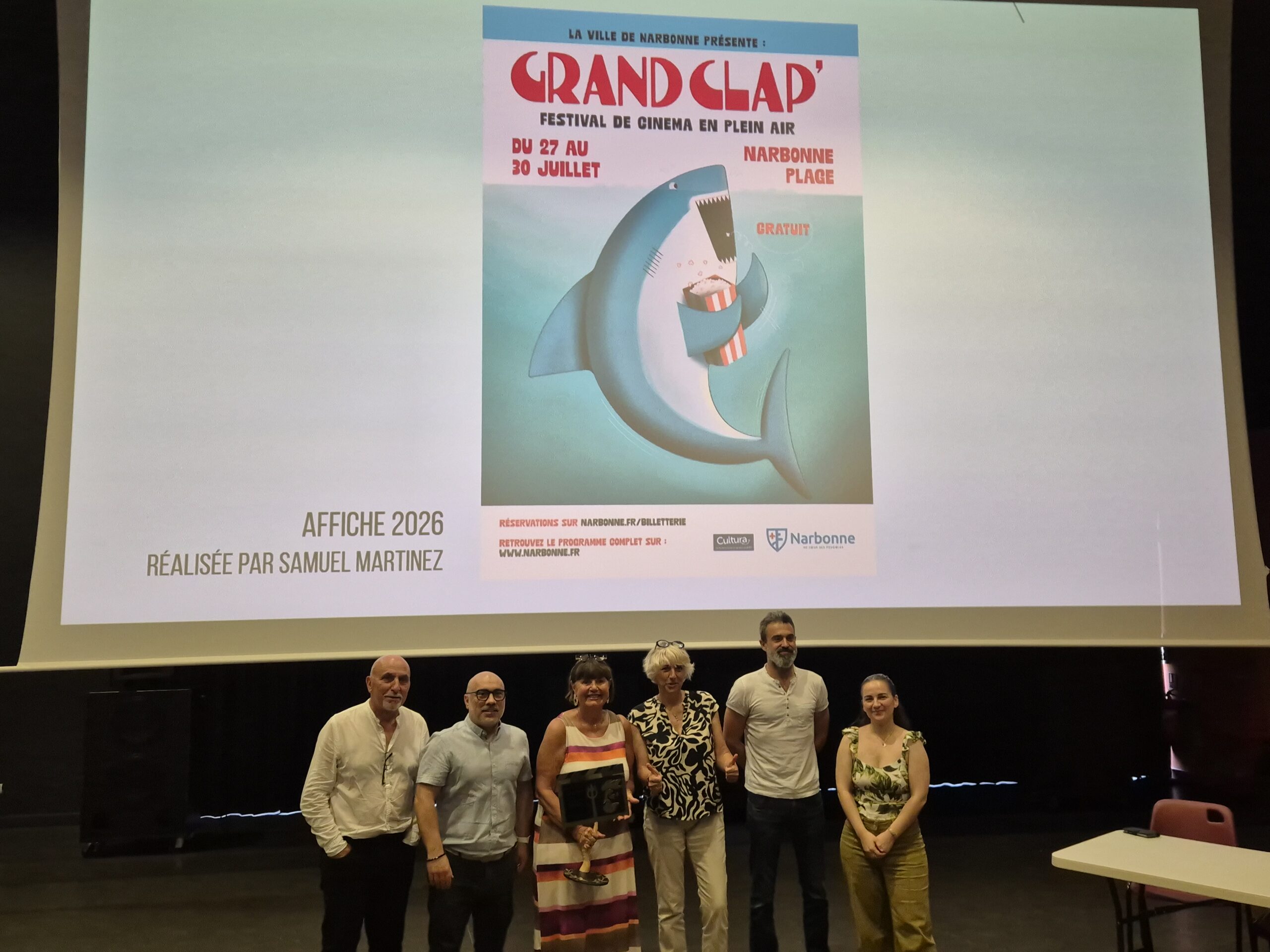10-07-26 : Florence VITASSE, adjointe au Maire déléguée au quartier de Narbonne-Plage, et Yves PENET, adjoint délégué à la culture et à l&rsquo;animation de la Ville de Narbonne