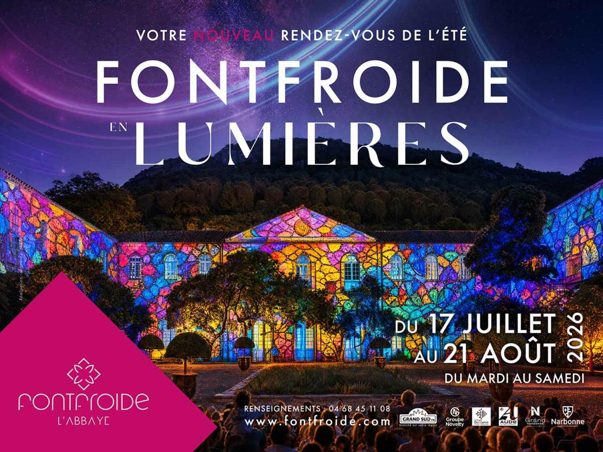 15-07-26 : Sébastien SALVAGNAC, à la tête de la Maison Production, présente Fontfroide en Lumières