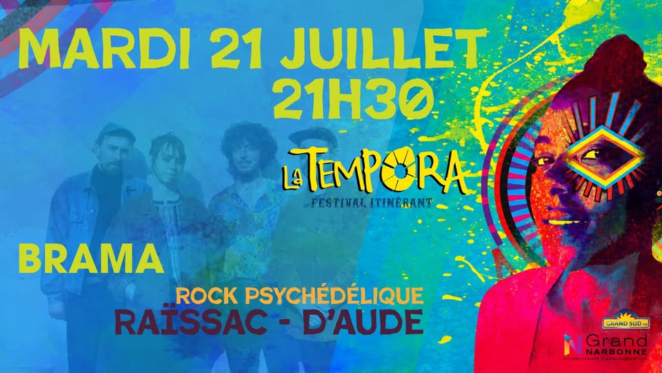 21-07-26 : Simon Guy, guitariste du groupe Brama dans le cadre de la Tempora du Grand Narbonne
