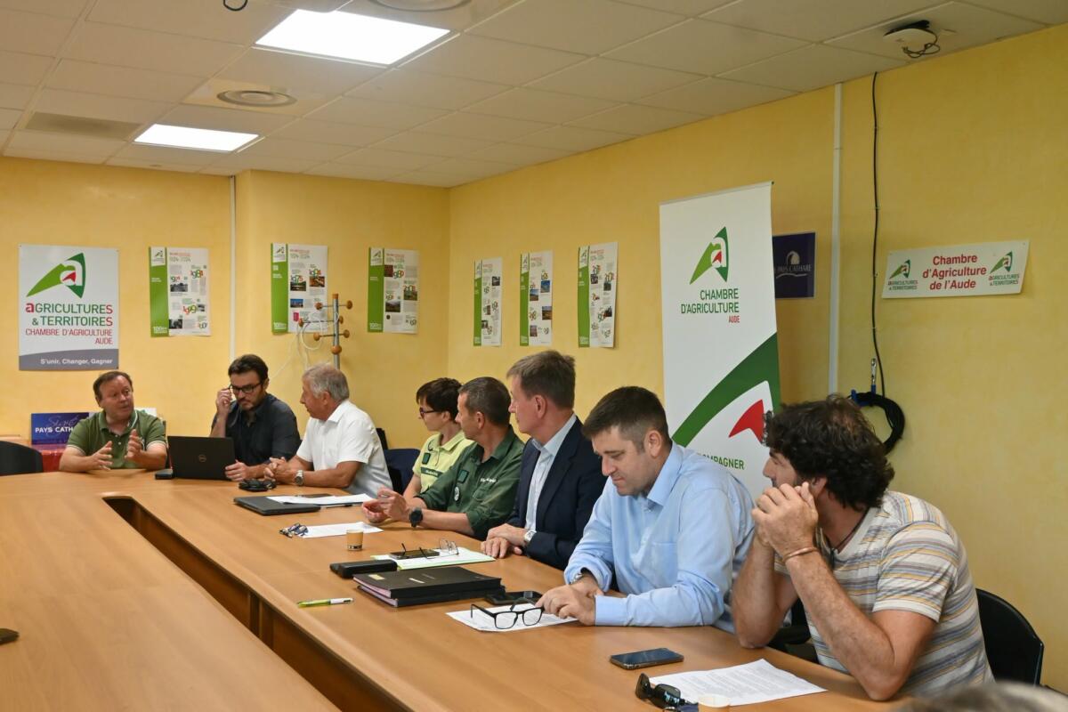12-08-26 : Thimoleon RESNEAU, vice président de l&rsquo;élevage à la Chambre d&rsquo;Agriculture de l&rsquo;Aude
