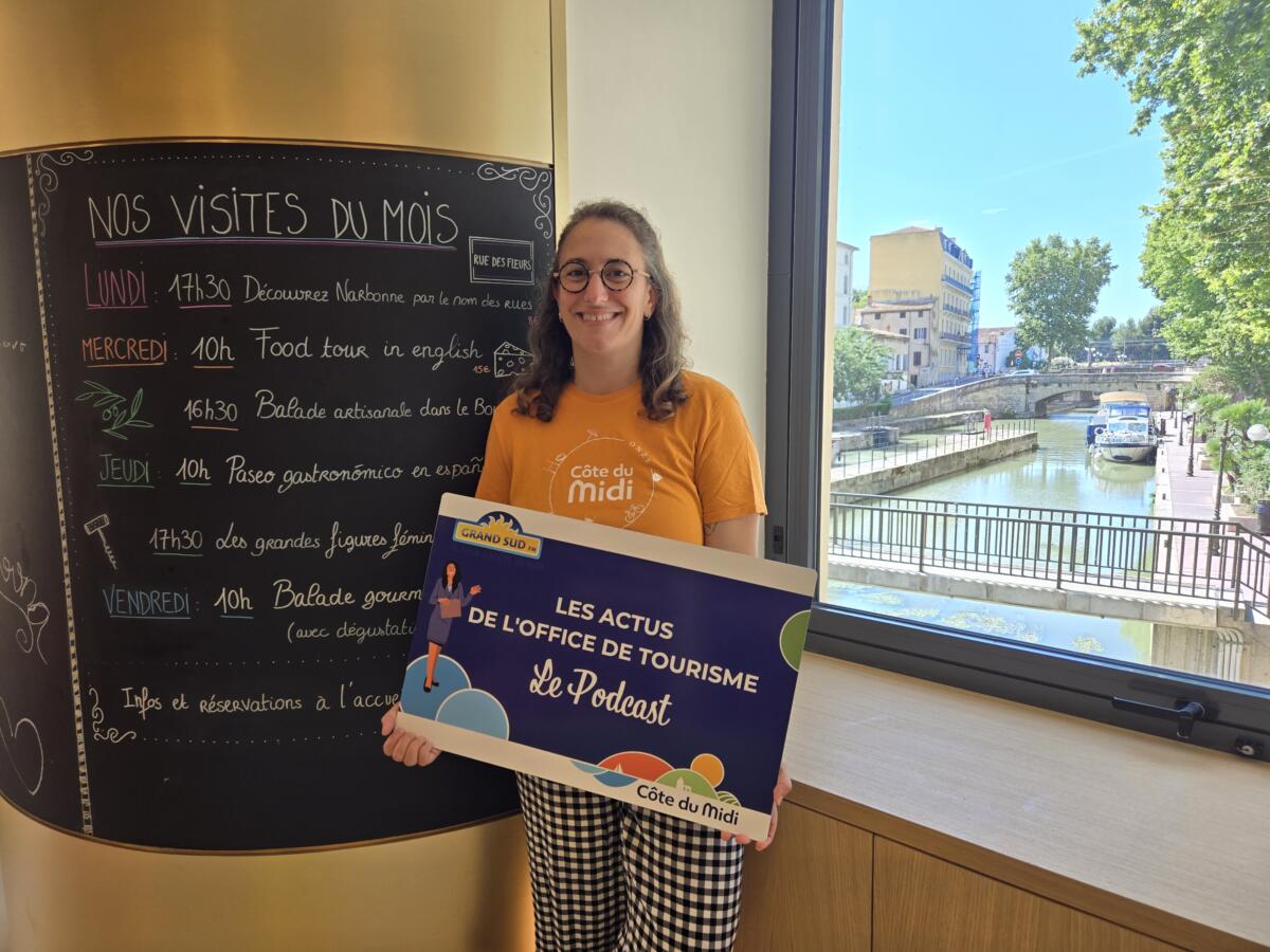 20-08-26 : Olivia, guide conférencière à l&rsquo;Office de tourisme de la Côte du Midi