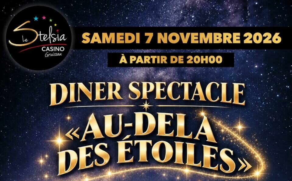 21-10-26 : Carole, responsable communication marketing & évènementiel au Stelsia Casino de Gruissan & Cyril GAYRAUD à la tête de la revue C Show Cabaret