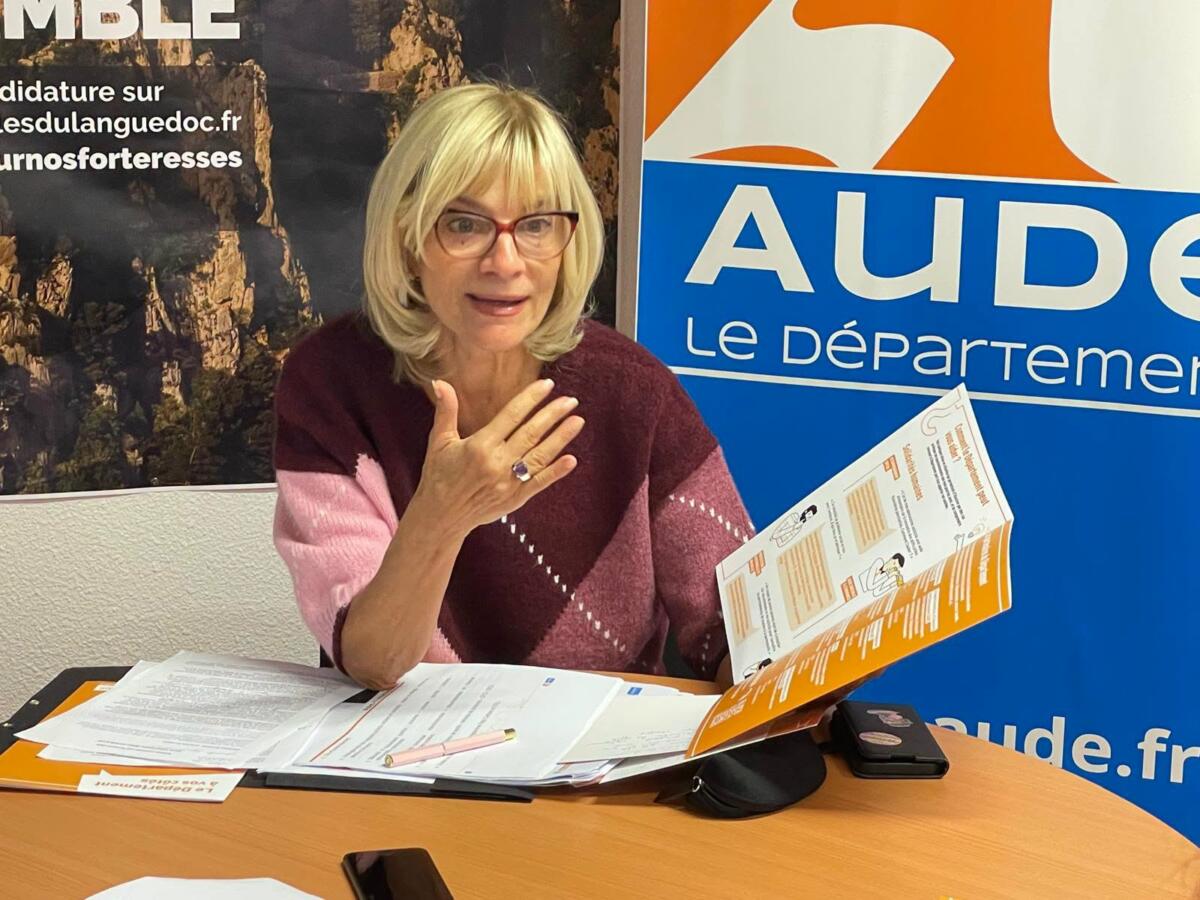 26-10-26 : Hélène Sandragné, présidente du Conseil départemental de l’Aude.