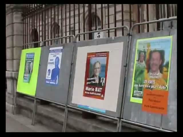 1 er tour des municipales à Narbonne. 4’09.