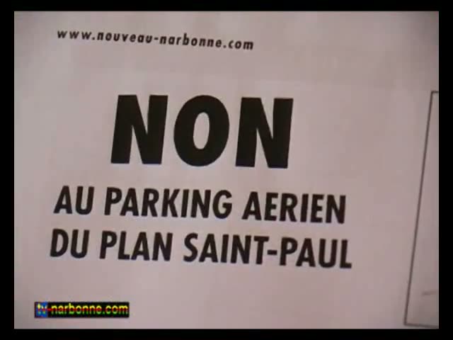 Pétition Nouveau-Narbonne contre le parking aérien au plan Saint Paul. 5’20.