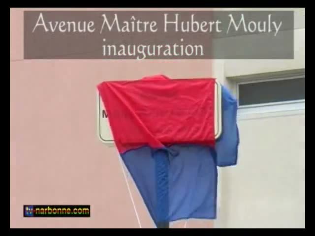 Inauguration, avenue Maître Hubert Mouly, 24 mars 2007.