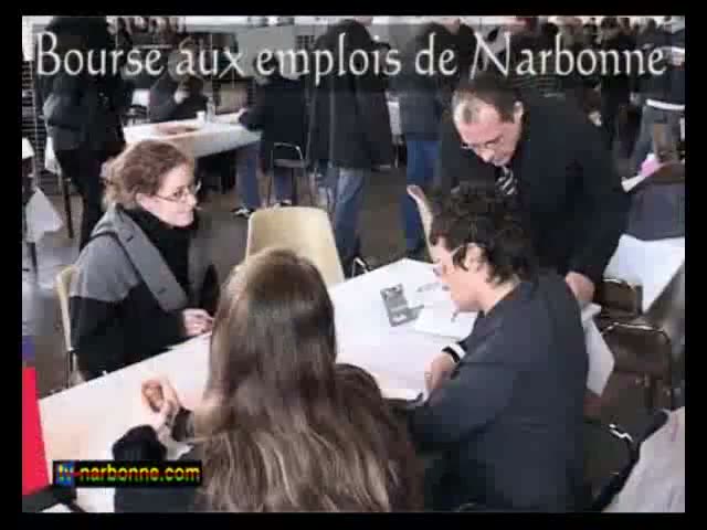 Bourse aux emplois de Narbonne, 22 mars 2007.
