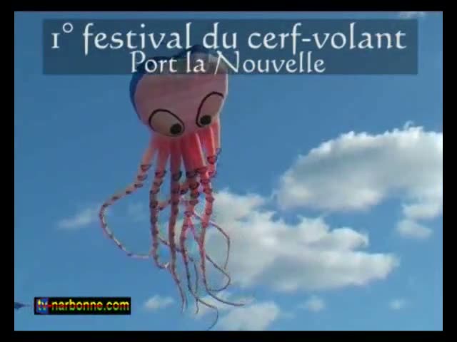 1° festival du cerf-volant Port la Nouvelle, 6 et 7 octobre 2007. 3’43.