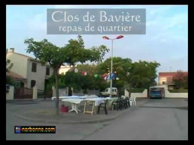 Clos de Bavière, repas de quartier. 6’24.