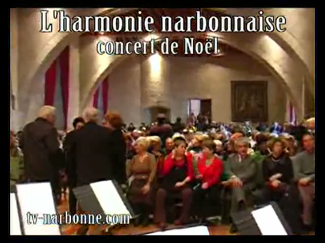 Concert de Noël, harmonie narbonnaise.10 décembre 2006.