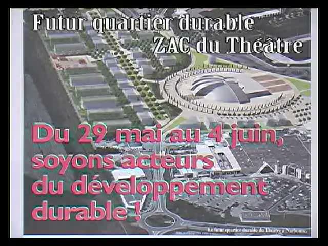 Quartier durable ZAC Théâtre. ENVAC, entreprise suédoise, signe avec Narbonne pour un projet original de collecte des ordures ménagères dans le futur quartier du Théâtre.