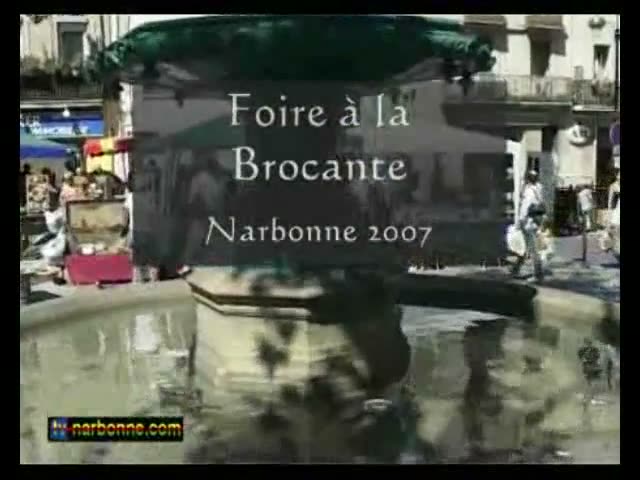 Foire à la brocante, Narbonne. 3’07