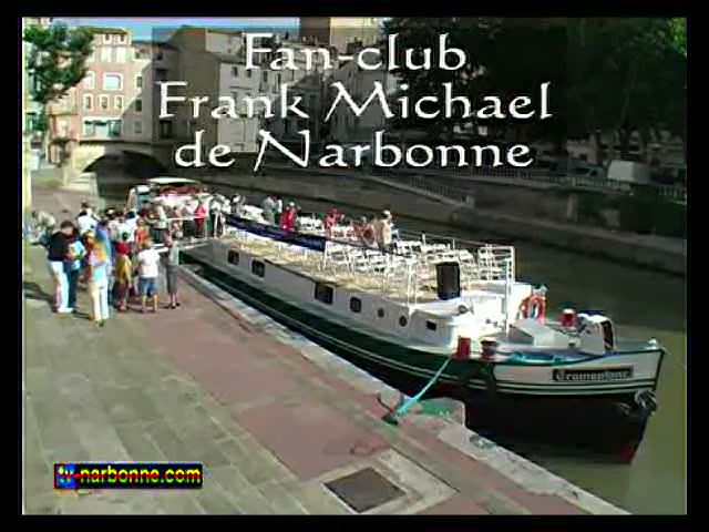 Le club narbonnais Frank Michael en croisière sur la Robine. 4&rsquo;05.