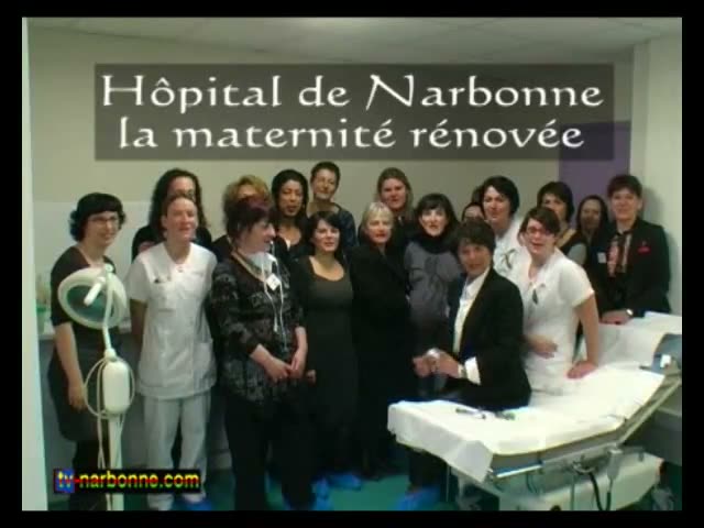 Hôpital de Narbonne: la maternité rénovée. 4’36.