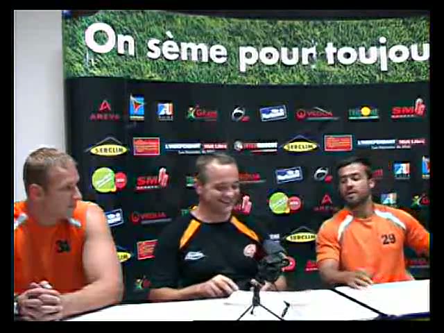 Lannemezan- RCNM , 2° rencontre Pro D2. Le point presse. 5’44.