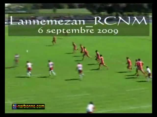 Lannemezan- RCNM, 6 septembre 2009. 5′.