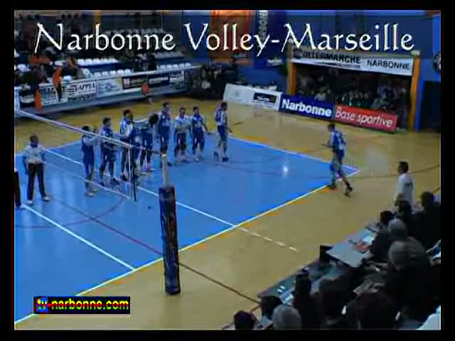 Volley-ball: Narbonne-Marseille, 7 avril 2007.