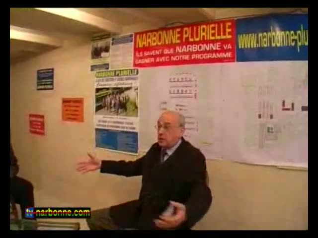 Thierry Pfister, pour Narbonne Plurielle, présente son projet de grand musée au Palais des Archevêques.