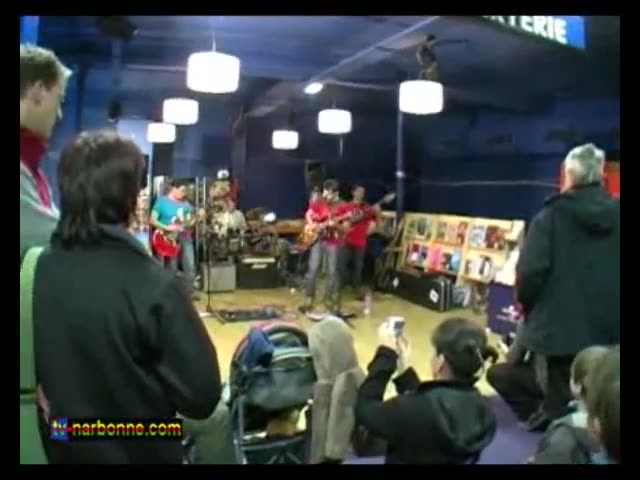 Le groupe Quartet Aqueux en showcase. 3&rsquo;06.
