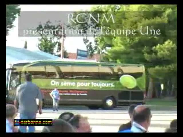 RCNM présentation de l’équipe Une. 5’22.