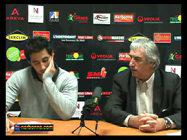 RCNM-Aurillac, point-presse d’avant match, 4 mars 2010. 6’03.