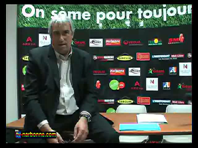 RCNM-Colomiers, point-presse d’avant match, 6 mai 2010.6’39.