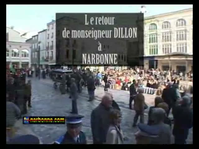 Le retour à Narbonne de Monseigneur Dillon.