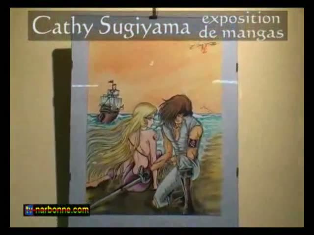 Exposition de mangas au CCAS de Narbonne. 4’48.