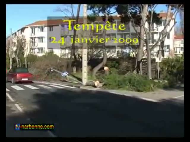 Tempête, 24 janvier 2009. 5’25.