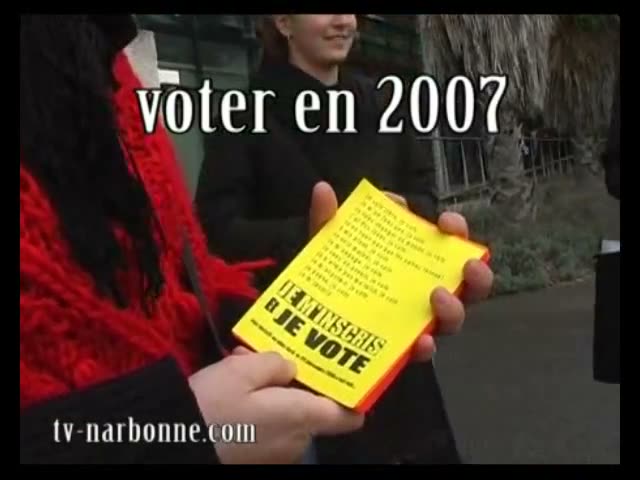 Voter en 2007.