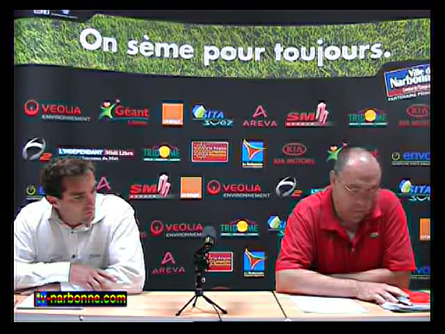 Conférence de presse de Gilbert Ysern , président démissionnaire du Racing, 17 mai 2008. 5’52.